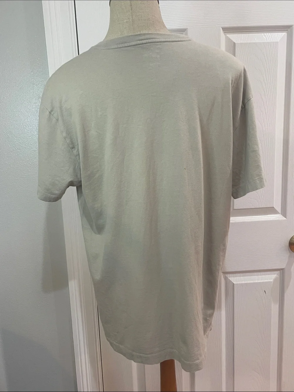 Polo by Ralph Lauren V‑Neck Short Sleeve gray Tee 100% cotton t-shirt men’s S